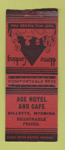 Matchbook Cover - Ace Hotel Gillette WY BOBTAIL