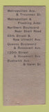 Matchbook Cover - Bohack's Stores Restaurants Brooklyn NY WEAR BOBTAIL