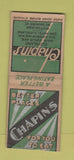 Matchbook Cover - Chapins Cleveland OH Pittsburgh deco feature WEAR BOBTAIL