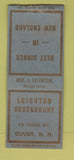Matchbook Cover - Leighton Resttaurant Dover NH BOBTAIL