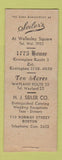 Matchbook Cover - 1912 House Framingham Centre MA girlie BOBTAIL