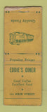Matchbook Cover - Eddie's Diner WORN BOBTAIL