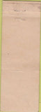 Matchbook Cover - Bollinger Hotel Coffee Lewiston ID Federal CREASES