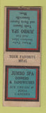 Matchbook Cover - Jump Spa Somerville MA WORN BOBTAIL