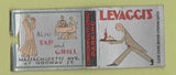 Matchbook Cover - Levaggi's Restaurant Boston MA BOBTAIL