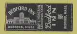Matchbook Cover - Bedford Inn MA WEAR BOBTAIL