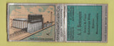 Matchbook Cover - AJ Benzaquin Grain Flour Boston MA WORN BOBTAIL