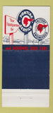 Matchbook Cover - 1954 Ponatic HS Risser Elizabethwon PA 30 Strike