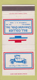 Matchbook Cover - Bill Collier Chevrolet Oldsmobile Ellenville NY WEAR 30 Strike