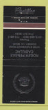 Matchbook Cover - Roger Penske Cadillac Downey CA 30 Strike