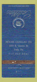 Matchbook Cover - Moore Cadillac York PA WEAR 30 Strike
