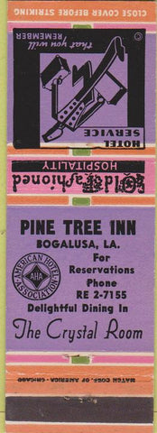 Matchbook Cover - Pine Tree Inn Bogalusa LA