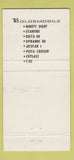 Matchbook Cover - 1965 Oldsmobile Rocket Action 30 Strike