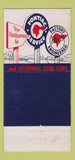 Matchbook Cover - 1954 Pontiac Schreffler Sunbury PA WORN 30 Strike