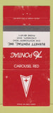Matchbook Cover - 1976 Pontiac Burnett Cincinnati OH Carousel Red 30 Strike