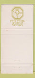 Matchbook Cover - 1976 Pontiac Burnett Cincinnati OH Carousel Red 30 Strike
