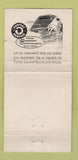 Matchbook Cover - Risser Pontiac Elizabethtown PA Aquamarine WORN 30 Strike