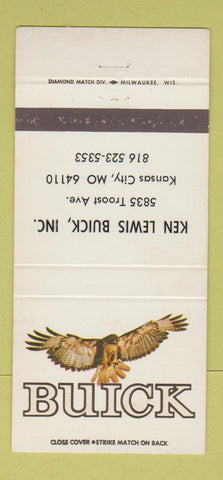 Matchbook Cover - Ken Lewis Buick Kansas City MO 30 Strike