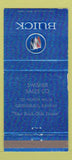 Matchbook Cover - Swisher Buick Greensburg KS Oldsmobile 30 Strike