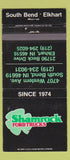 Matchbook Cover - Shamrock Ford Trucks South Bend Elkhart IN 30 Strike
