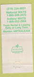 Matchbook Cover - Shamrock Ford Trucks South Bend Elkhart IN 30 Strike