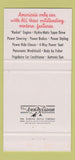 Matchbook Cover - Oldsmobile Rocket Hoover Motors Ashland OH 30 Strike