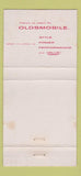 Matchbook Cover - 1957 Oldsmobile Fiesta Letchworth Vero Beach FL 30 Strike