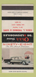 Matchbook Cover - 1956 Oldsmobile 98 San Pedro CA 30 Strike