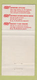 Matchbook Cover - 1956 Oldsmobile 98 San Pedro CA 30 Strike