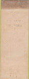 Matchbook Cover - Capitol Hotel Richmond VA Federal