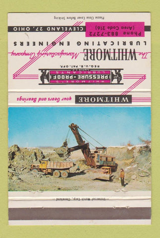 Matchbook Cover - Whitmore Gears Bearings Cleveland OH 40 Strike