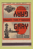 Matchbook Cover - Gray Manifold WORN 40 Strike