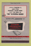 Matchbook Cover - Arrow Products Grand Rapids MI Material Handling 40 Strike