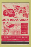 Matchbook Cover - Olvera Candle Shop Los Angeles CA WEAR 40 Strike