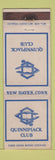 Matchbook Cover - Quinnipiack Club New Haven CT WEAR