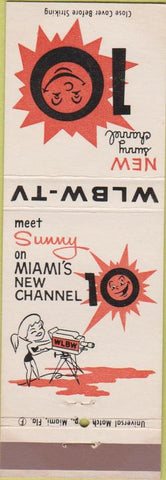 Matchbook Cover - WLBW TV Miami FL Jack Gregson