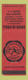 Matchbook Cover - Drive In Grill Raleigh NC