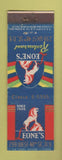 Matchbook Cover - Leone's Restaurant New York City Lion crease