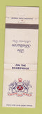 Matchbook Cover - Shelburne Hotel Atlantic City NJ WEAR