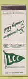 Matchbook Cover - Longmeadow Country Club MA WEAR