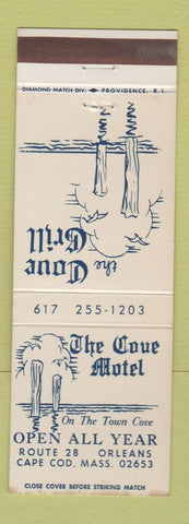 Matchbook Cover - The Cove Motel Grill Orleans MA