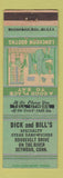 Matchbook Cover - Dick and Bill's Restaurant Seymour CT WEAR