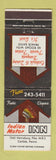 Matchbook Cover - Indian Motor Inn Carlisle PA