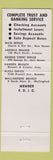 Matchbook Cover - Union and New Haven Trust CT