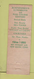 Matchbook Cover - Cape Codder Restaurant New Haven CT