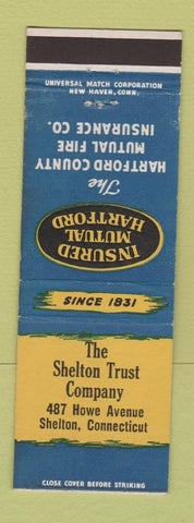 Matchbook Cover - Hartford Mutual Insurance Shelton Trust CT