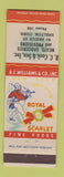 Matchbook Cover - RC Cook Son Royal Scarlet Food grocery Shelton CT low phone #