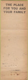 Matchbook Cover - Zephyr Cafe Des Plaines IL
