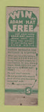 Matchbook Cover - Saul Steinman Clothes Adam Hats girlie Shelton CT WEAR