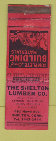 Matchbook Cover - Shelton Lumber CT WEAR